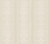 Silk Weave Beige Striped Wallpaper, Sure Strip Unpasted - York TL1958