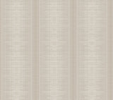 Silk Weave Stripe Light Brown Wallpaper with Subtle Ombre Striped Pattern - York TL1959