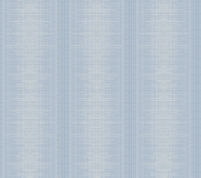 Silk Weave Stripe Blue Wallpaper with Textured Ombre Stripe Pattern - York TL1960