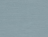 Blue coastal grasscloth-look textured vinyl wallpaper