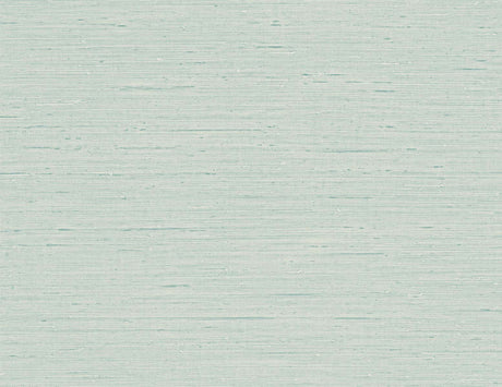 Seahaven Rushcloth wallpaper in Seaglass with a subtle coastal grasscloth texture