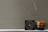 Seahaven Rushcloth Black Pepper by Even More Textures Textured Vinyl Wallpaper – Seabrook Designs TS80706