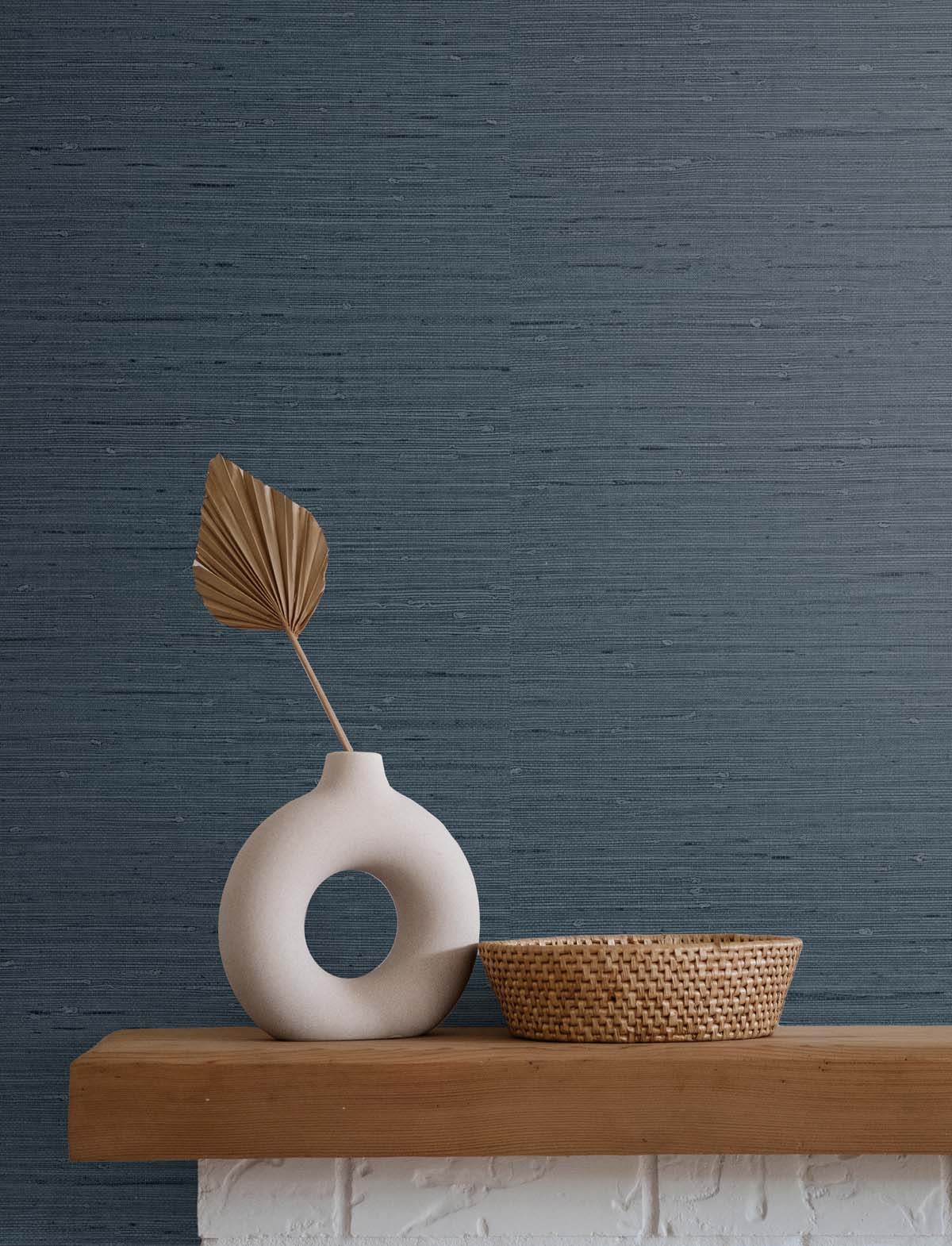 Seahaven Rushcloth Nautica by Even More Textures Textured Vinyl Wallpaper – Seabrook Designs TS80712