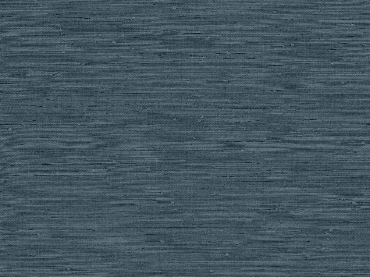 Seahaven Rushcloth wallpaper in Nautica blue textured rushcloth look