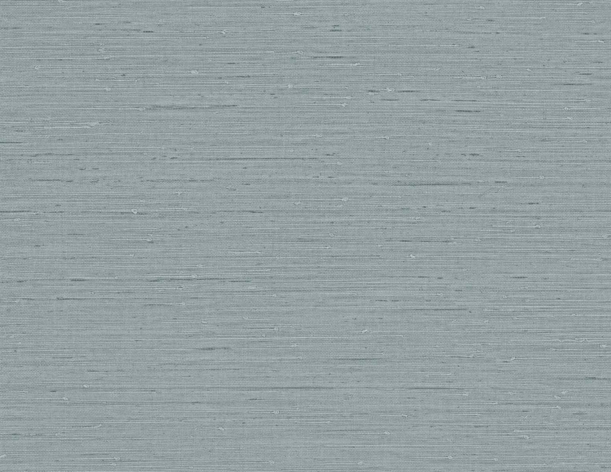 Seahaven Rushcloth wallpaper in Ethereal Blue with a matte grasscloth-style texture