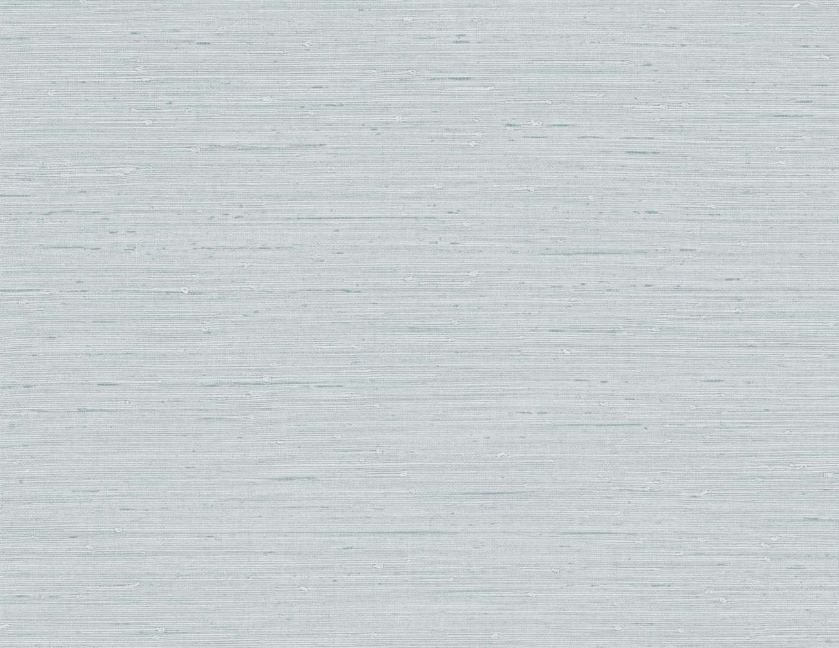 Seahaven Rushcloth textured vinyl wallpaper in Bridgewater blue (TS80732) by Seabrook Designs