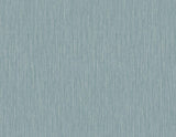 Vertical Stria wallpaper in agave teal with metallic silver sheen and fine vertical texture