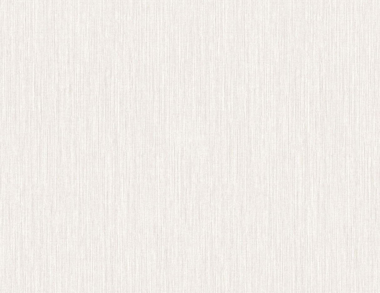 Vertical Stria wallpaper in Oyster with metallic silver vertical texture