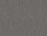 Graphite and metallic silver vertical stria textured wallpaper
