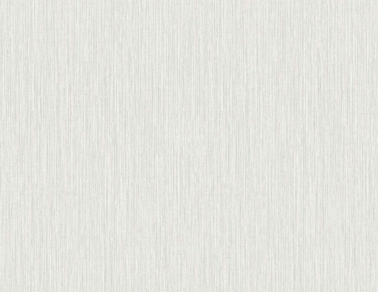Vertical Stria wallpaper in Snowbound with subtle metallic vertical texture