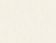 Ivory wallpaper with subtle vertical stria texture and metallic champagne sheen (Vertical Stria TS80935 by Seabrook Designs).