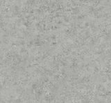 Cement Faux wallpaper in stoneware gray with metallic silver accents