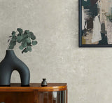 Cement Faux Oyster & Metallic Champagne by Even More Textures Texture Wallpaper – Seabrook Designs TS81215