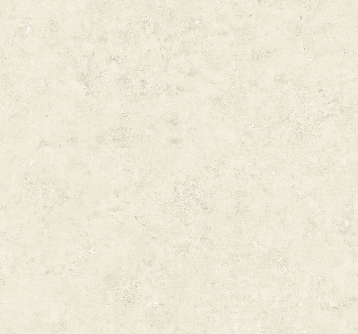 Cement Faux wallpaper in oyster with subtle metallic champagne highlights; soft concrete texture.