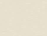 Seabrook Designs Silk wallpaper in Titian beige with a fine horizontal woven texture, matte finish.