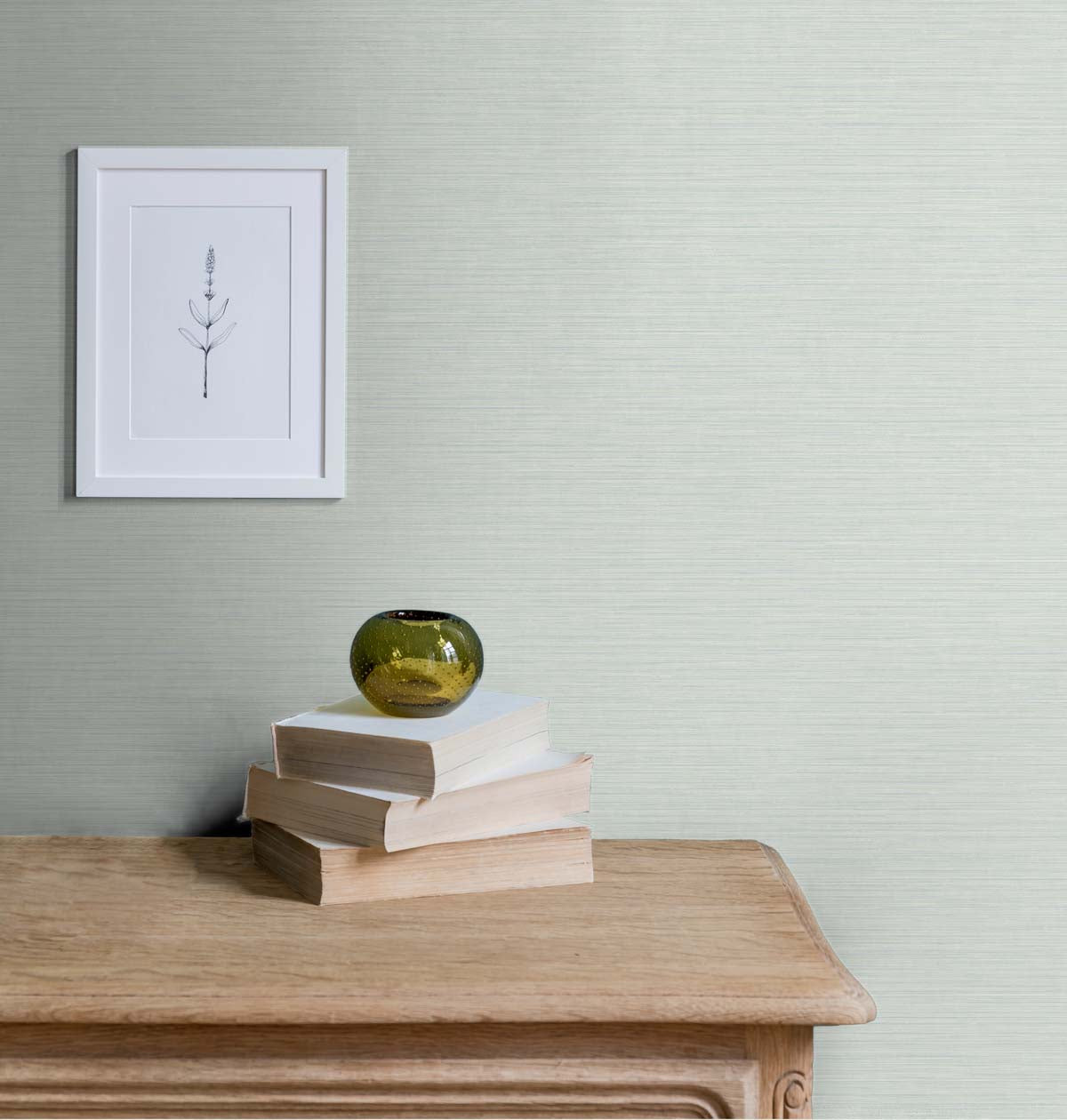 Silk Bundled Sage by Seabrook Designs Faux Silk Textured Vinyl Wallpaper – Seabrook Designs TS81404