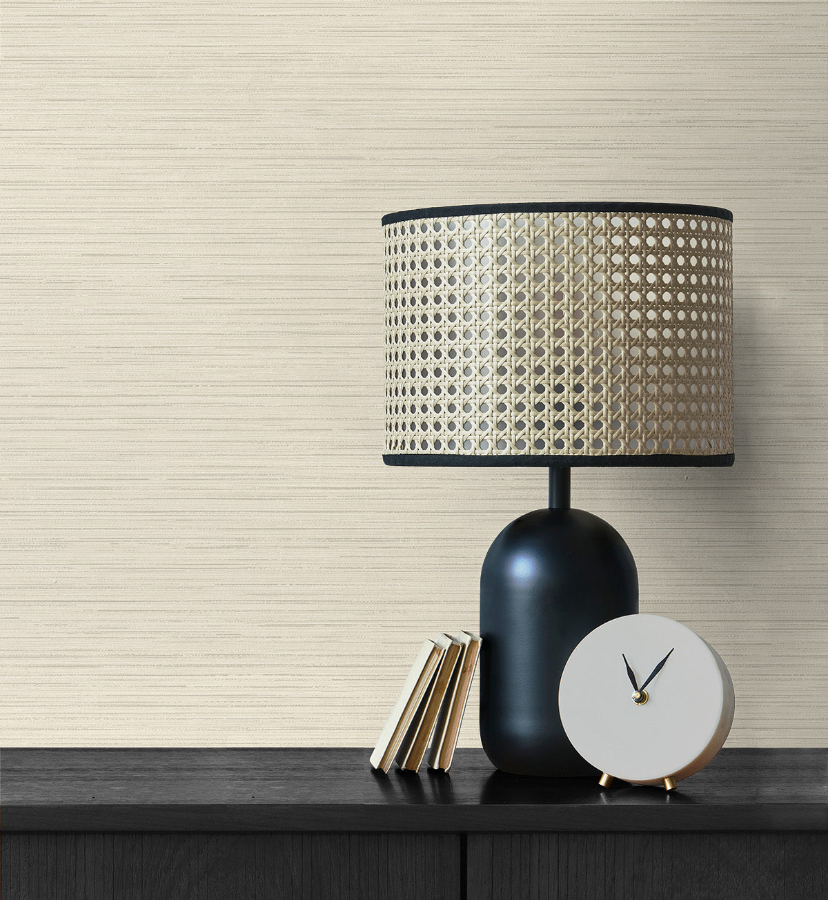 Silk Quiet Apricot by Even More Textures Textured Vinyl Wallpaper – Seabrook Designs TS81405