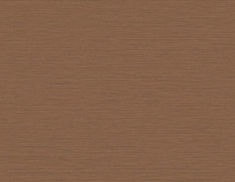 Seabrook Designs Silk wallpaper in Burnt Orange with matte finish and fine horizontal texture.