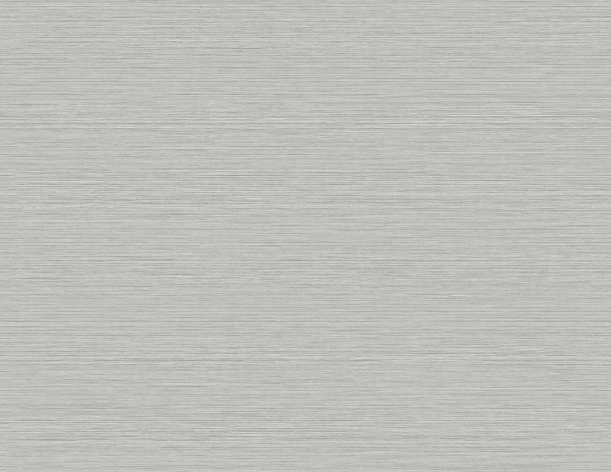 Grey silk-look horizontal texture wallpaper