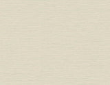 Seabrook Designs Silk in Monarch, a matte beige textured vinyl wallpaper with subtle horizontal striation.