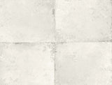 Foundation Alpine faux tile matte off-white vinyl wallpaper by Seabrook Designs (TS81500)
