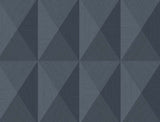 Pinnacle Napa geometric wallpaper in blue tones with a matte finish
