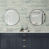 Silk Mistral Seaglass by Even More Textures Abstract Matte Type II Vinyl Wallpaper – Seabrook Designs TS81704