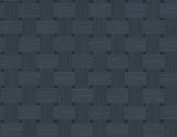 Seabrook Designs Basketweave wallpaper in Alpha blue colorway with woven texture pattern