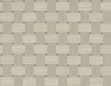 Seabrook Designs Basketweave wallpaper in Yerba, matte Type II vinyl weave texture