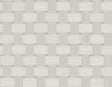 Basketweave wallpaper in Mirage grey with a woven basket pattern and matte finish