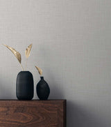 Myrna Cliffside by Even More Textures Linen Texture Vinyl Wallpaper – Seabrook Designs TS81905