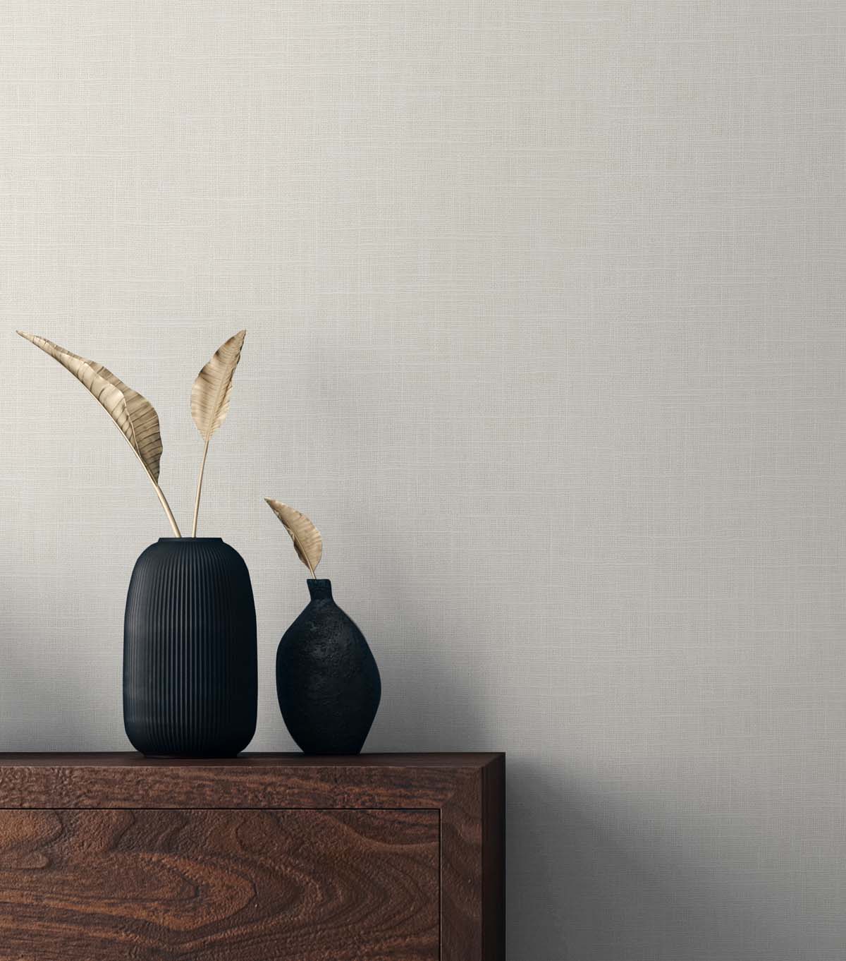 Myrna Linen Aspen by Even More Textures Textured Vinyl Wallpaper – Seabrook Designs TS81915
