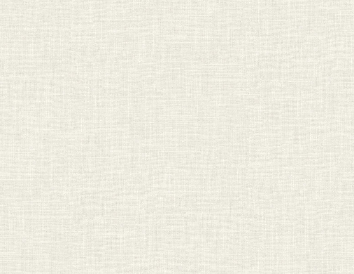 Seabrook Designs Myrna Linen wallpaper in Caster Sugar (off-white linen texture)