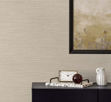 Seawave Sisal Roca by Even More Textures Textured Sisal Vinyl Wallpaper – Seabrook Designs TS82003