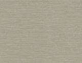 Close-up of Rooibos brown sisal-look textured wallpaper with fine horizontal striations.