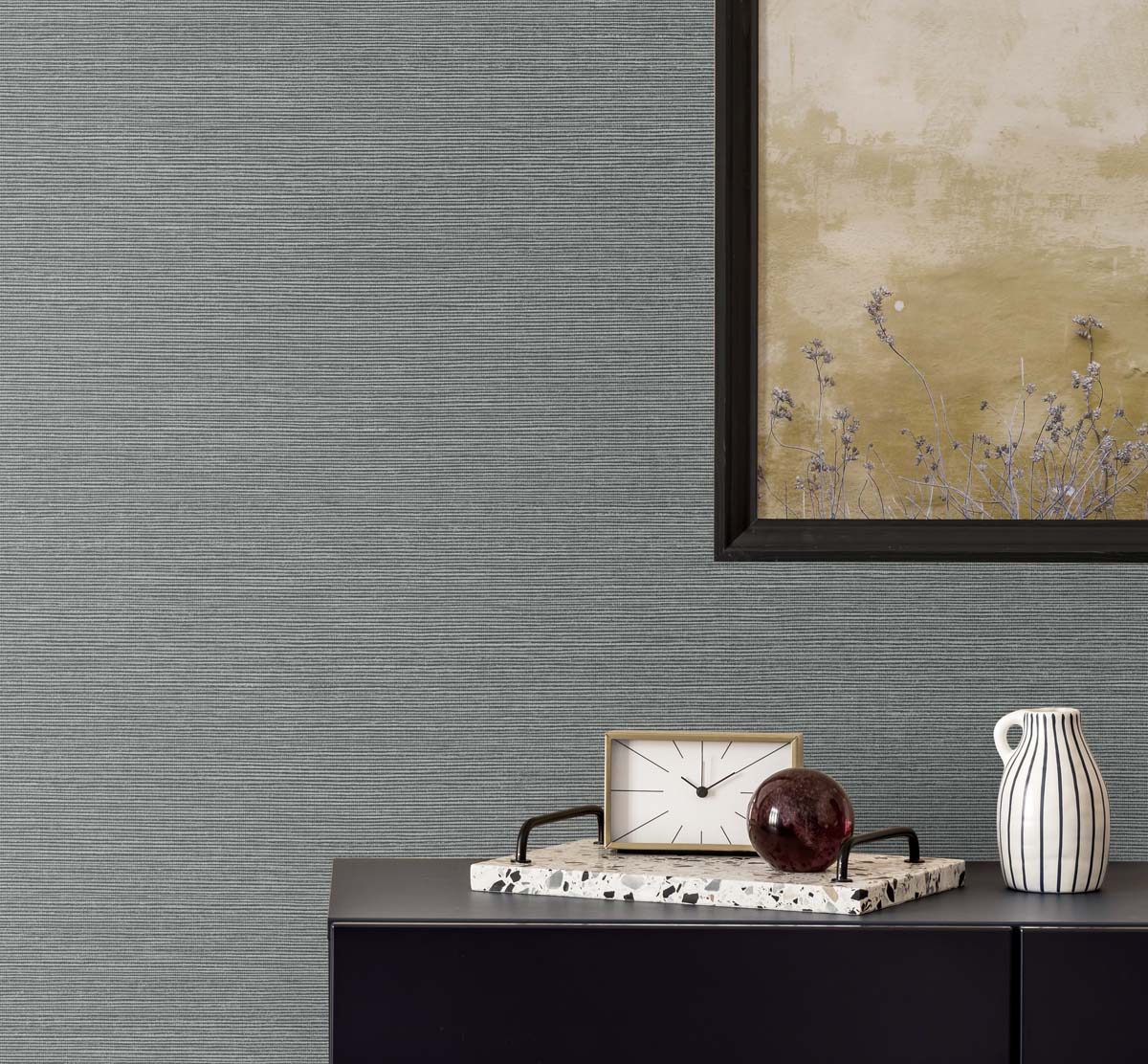 Seawave Sisal Greyhound by Even More Textures Textured Sisal Vinyl Wallpaper – Seabrook Designs TS82010