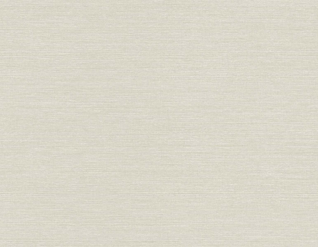 Seabrook Designs Seawave Sisal wallpaper in Campfire Smoke, a grey sisal-look textured vinyl wallcovering.
