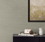 Seawave Sisal Yerba by Even More Textures Textured Sisal Vinyl Wallpaper – Seabrook Designs TS82035