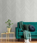 Chevron Wood Aura by Even More Textures Chevron Wallpaper – Seabrook Designs TS82100