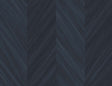 Chevron Wood wallpaper in Baikal blue with a matte, textured chevron woodgrain effect.