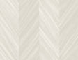 Beige chevron wood-look textured vinyl wallpaper (matte finish)