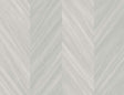 Matte grey chevron wood-look vinyl wallpaper