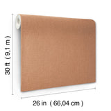 Berwick Chestnut Wallpaper with Weaves Texture, Traditional Style - York UD2502N