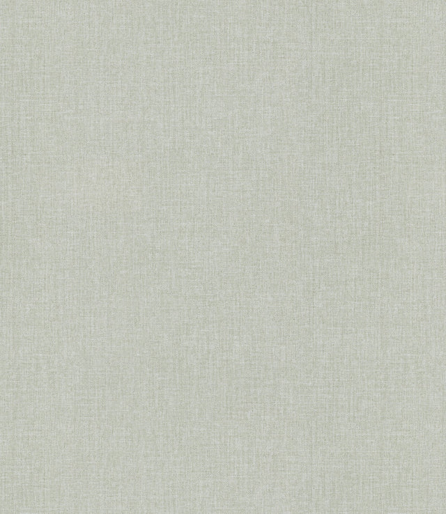 Berwick Celadon Fabric Backed Vinyl Wallpaper with Weaves Texture - York UD2503N