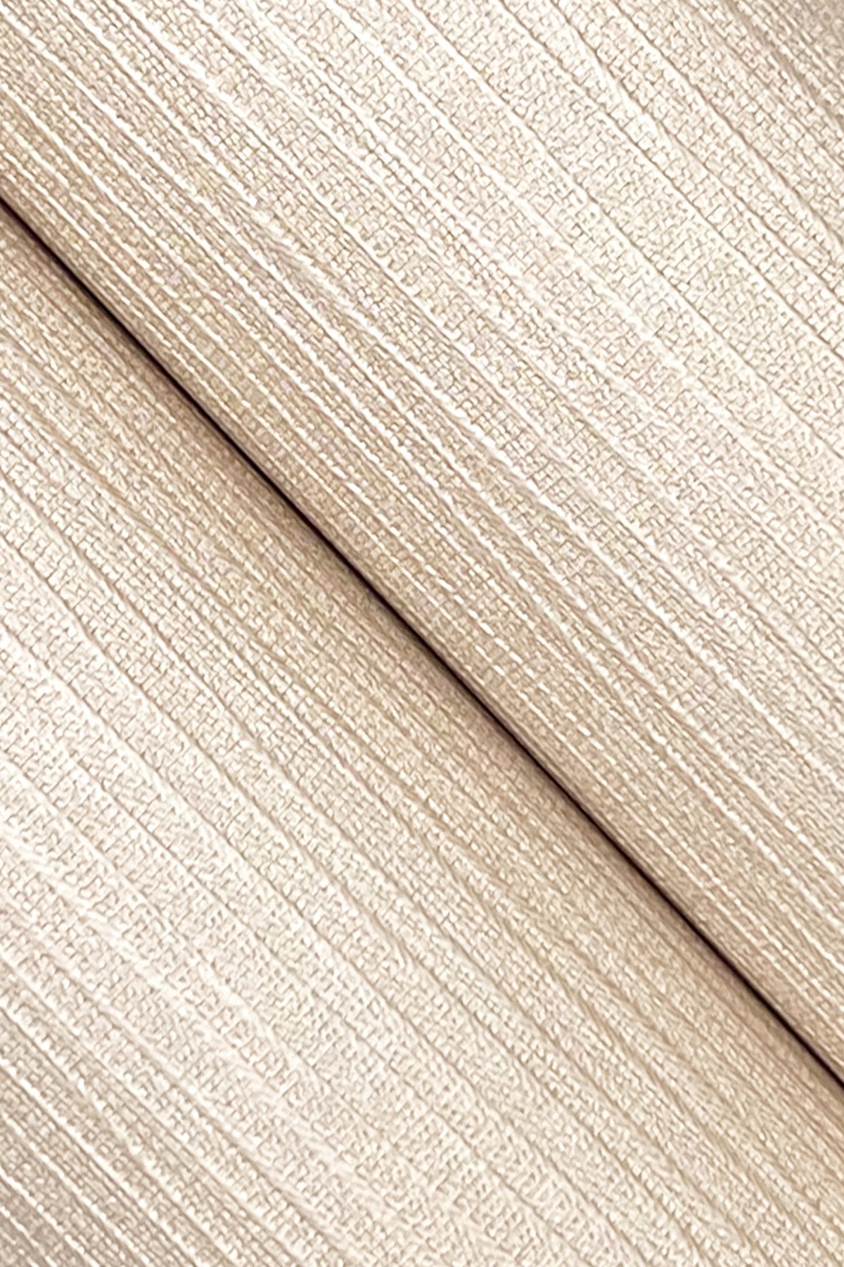 Purl One Sand Wallpaper with Pearlescent Modern Striped Texture - York UD2506N