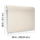 Purl One Cream Wallpaper with Modern Striped Texture, Pearl Effect - York UD2507N