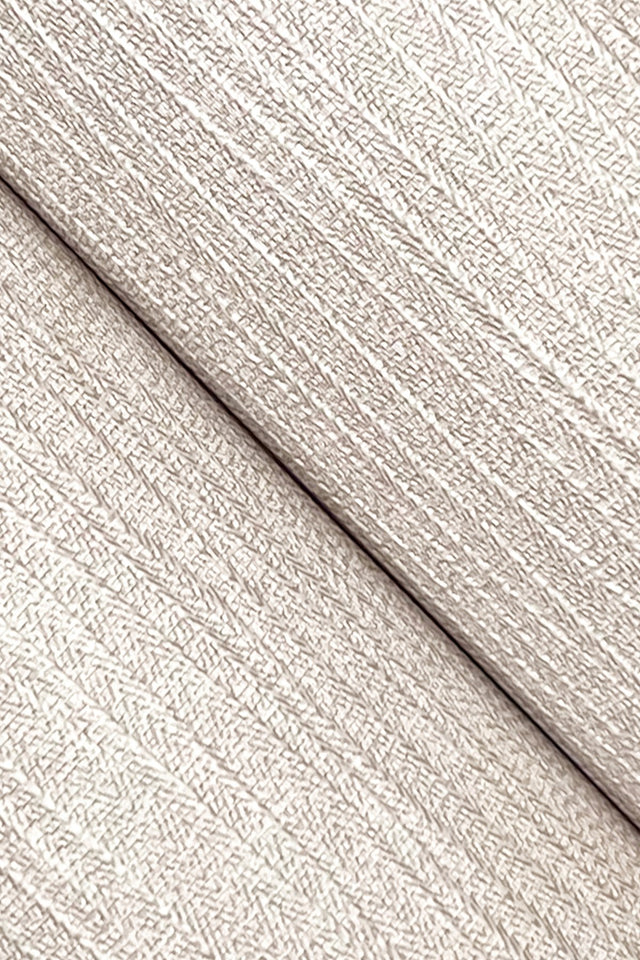 Purl One Froth Pearl Modern Stripes Fabric Backed Vinyl Wallpaper - York UD2508N