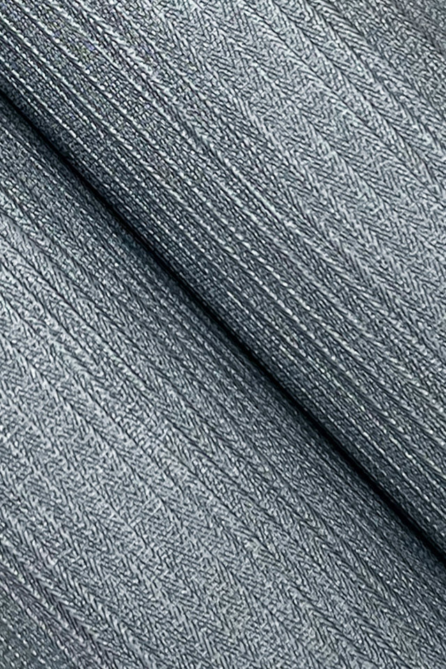 Purl One Denim Wallpaper with Pearlescent Knit Texture - York UD2511N