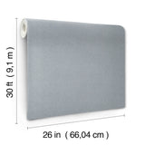 Purl One Denim Wallpaper with Pearlescent Knit Texture - York UD2511N