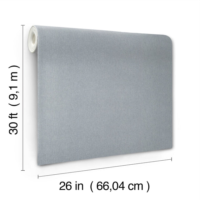 Purl One Denim Wallpaper with Pearlescent Knit Texture - York UD2511N